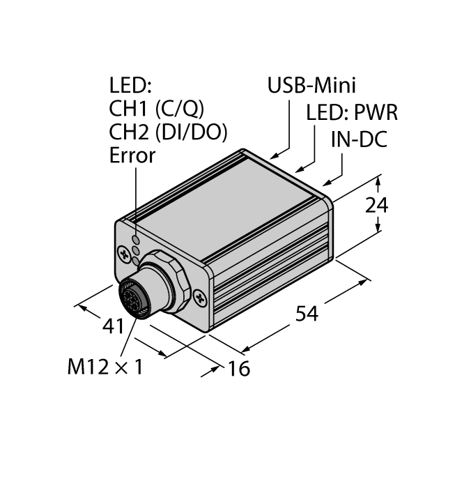 IO-Link master v1.1 com entrada USB integrada - Operação de 1 canal em ...