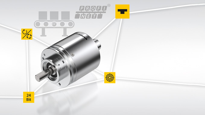 Encoders absolutos Profinet de alta resolução